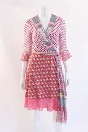 New DIANE VON FURSTENBERG Silk Wrap Dress