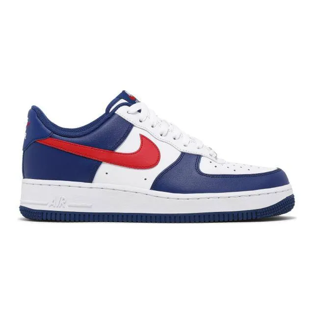 Nike air force 1 '07 (usa/ white/ varsity red/ sport royal) men us 8-13 cz9164-100