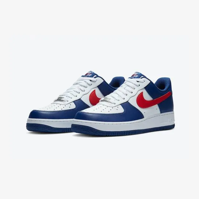 Nike air force 1 '07 (usa/ white/ varsity red/ sport royal) men us 8-13 cz9164-100