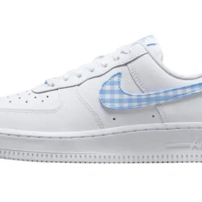 Nike air force 1 low blue gingham