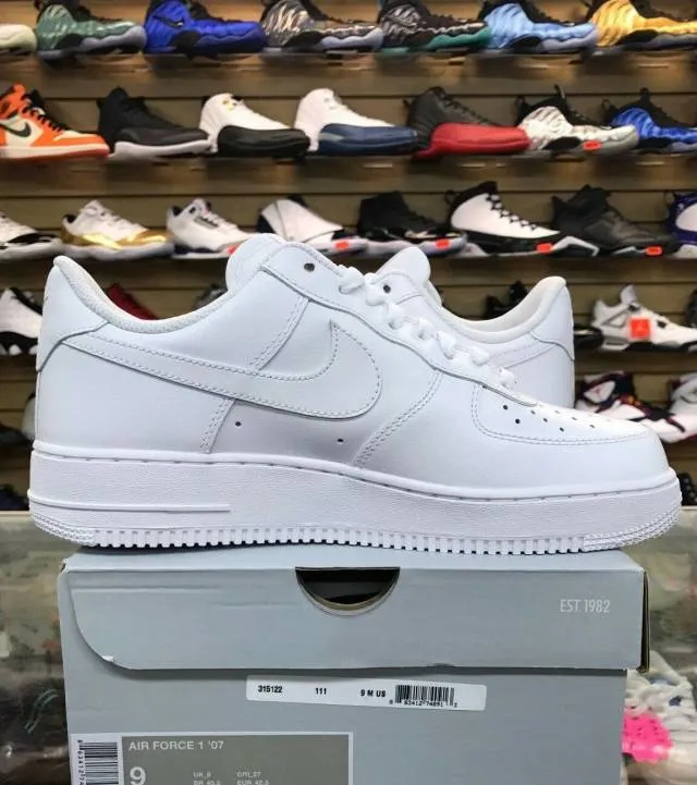 Nike air force 1 low mens classic og white all leather cw2288-111