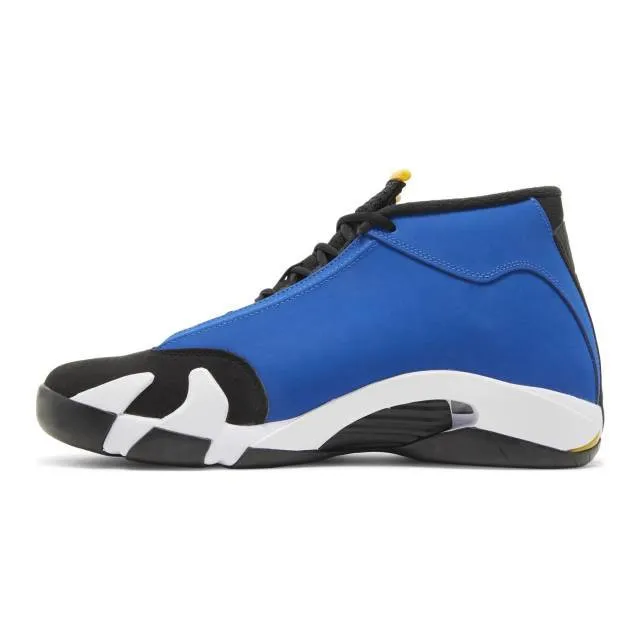 Nike air jordan 14 retro (laney/ varsity royal/ black/ varsity maize/ white) men us 8-13 487471-407