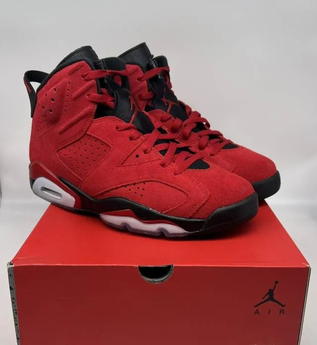 Nike air jordan 6 retro toro bravo varsity red black