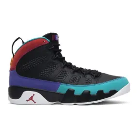 Nike air jordan 9 retro (dream it, do it/ black/ university red/ dark concord/ canyon gold/ turbo gr