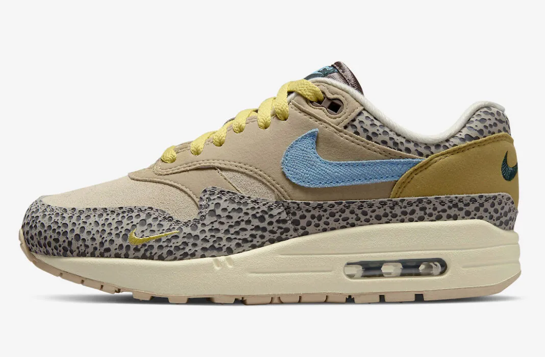 Nike Air Max 1 Safari Cobblestone Worn Blue Limestone DV3027-001