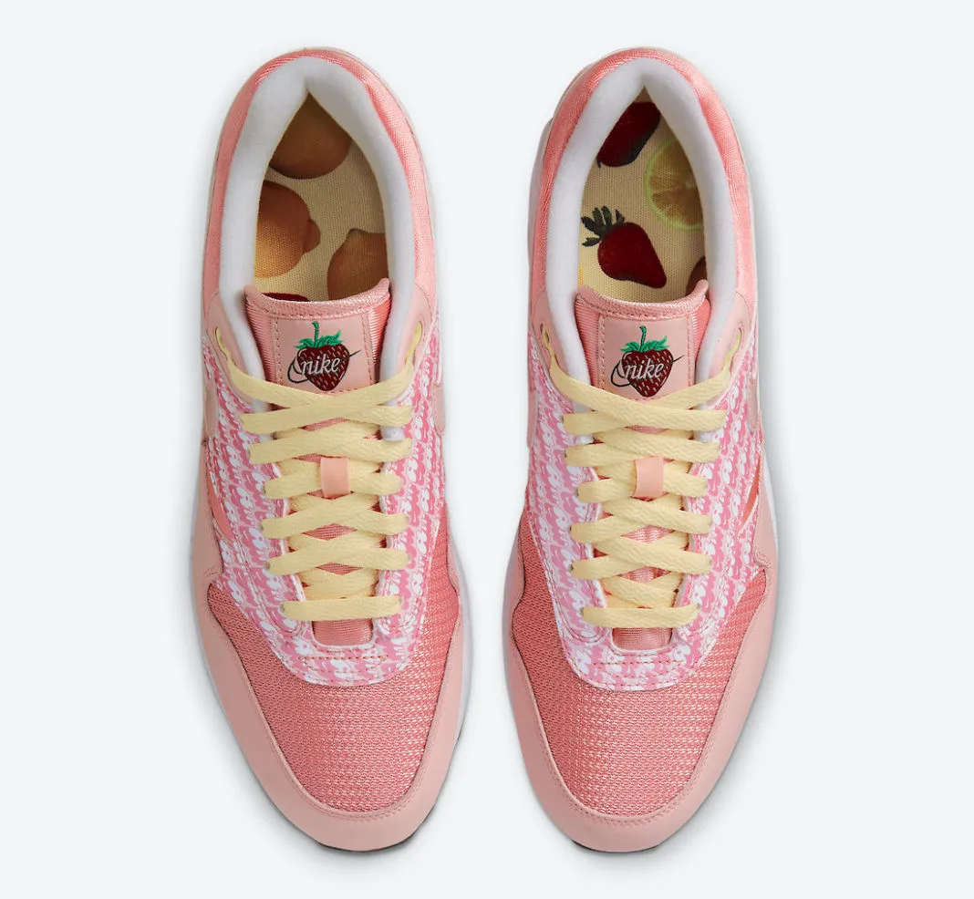 Nike Air Max 1 Strawberry Lemonade Atmosphere True White CJ0609-600