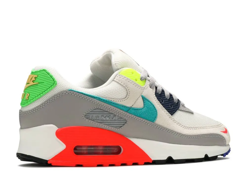 Nike Air Max 90 Evolution Of Icons Turquoise Grey Pearl Summit Black White Sport DA5562-001