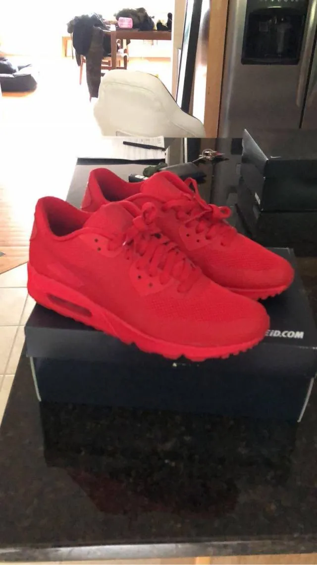 Nike air max 90 id all-red