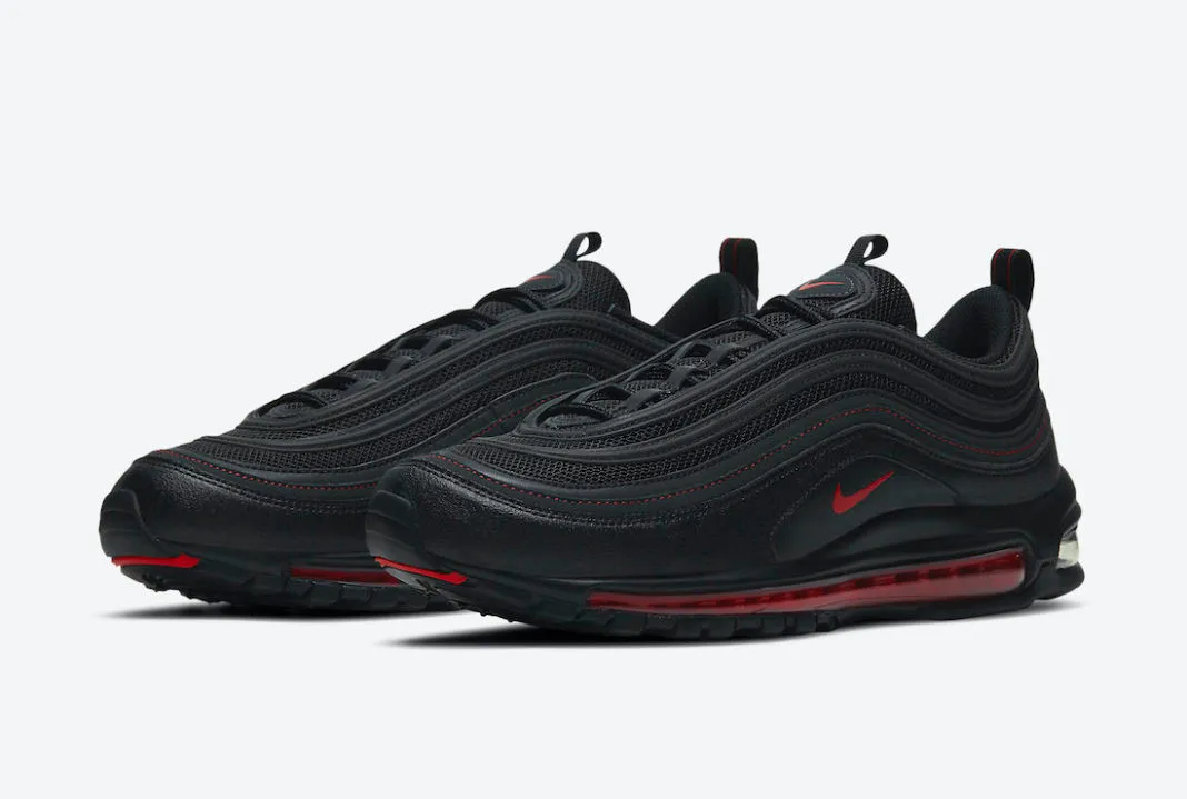 Nike Air Max 97 Black Dark Smoke Grey University Red DH4092-001