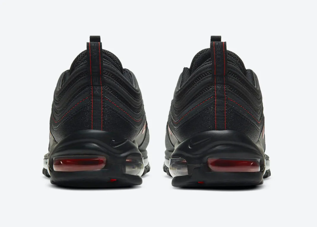 Nike Air Max 97 Black Dark Smoke Grey University Red DH4092-001