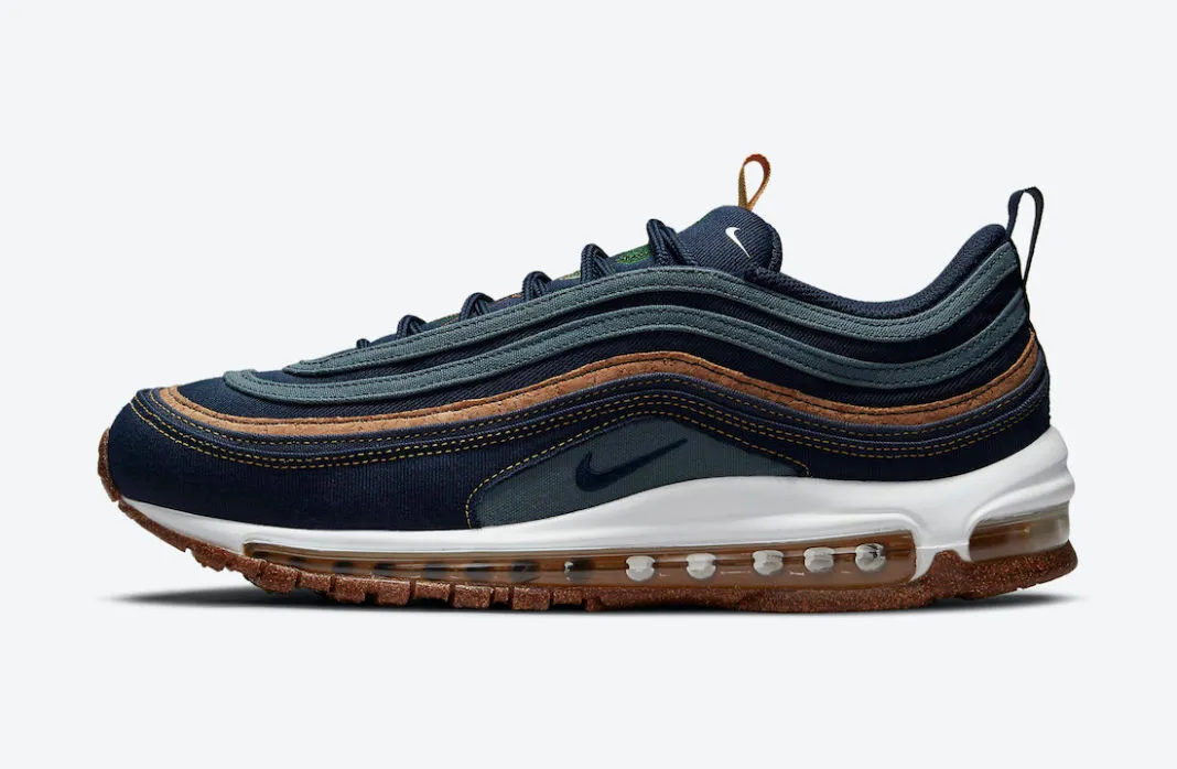 Nike Air Max 97 Cork Hasta Obsidian Thunder Blue Bucktan DC3986-300