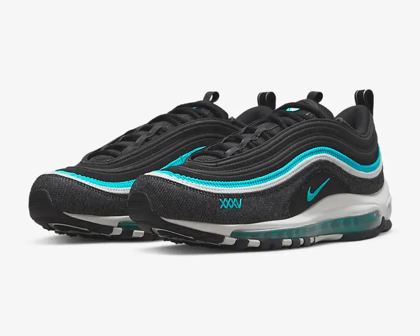 Nike Air Max 97 SE Sport Turbo Black Sport Turquoise Summit White DN1893-001