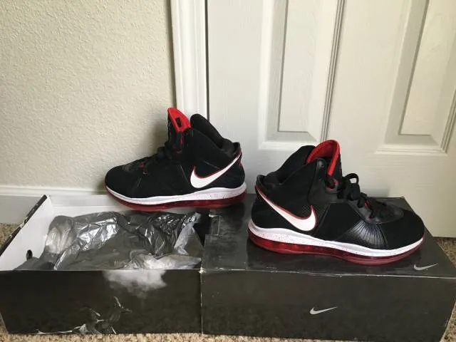 Nike air max lebron 8 v/1 bred d/s