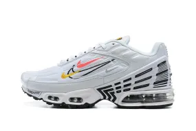 Nike Air Max Plus 3 White Black Multi Color Swooshes CD0471-105