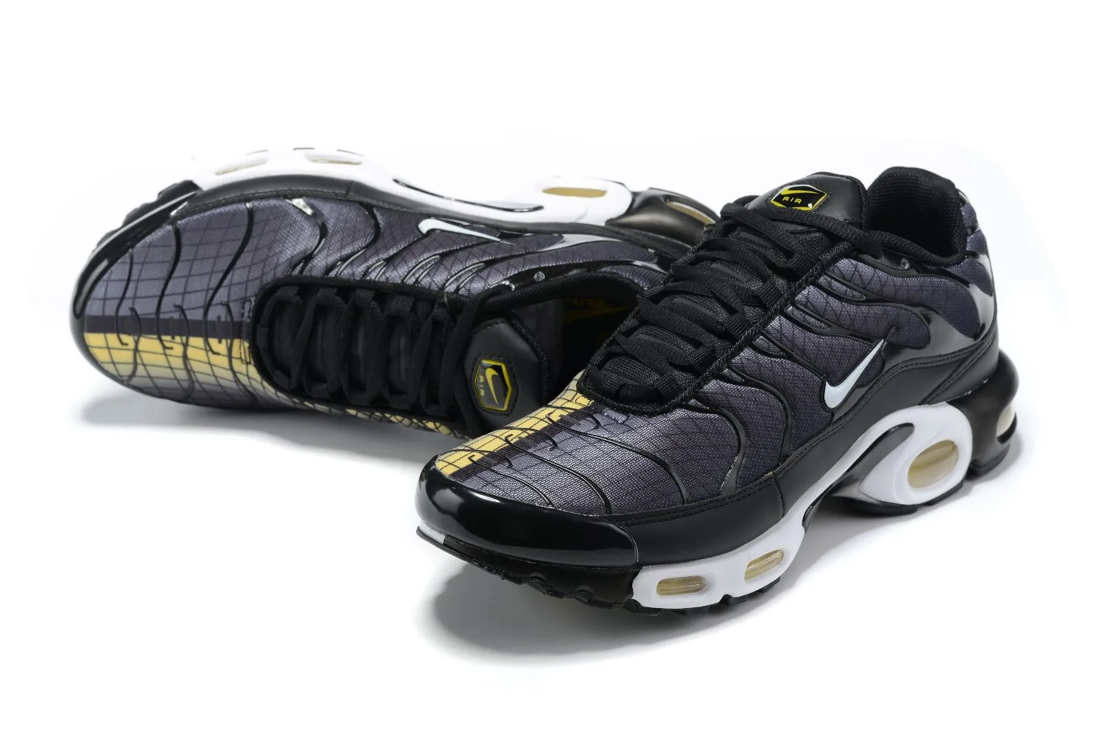 Nike Air Max Plus TN SE Greedy Black Metallic Gold Yellow White AV7021-002