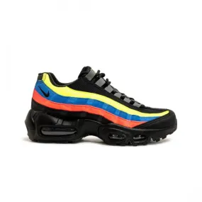 Nike Big Kids Air Max 95 Gs (black / black-volt-blue crystal)