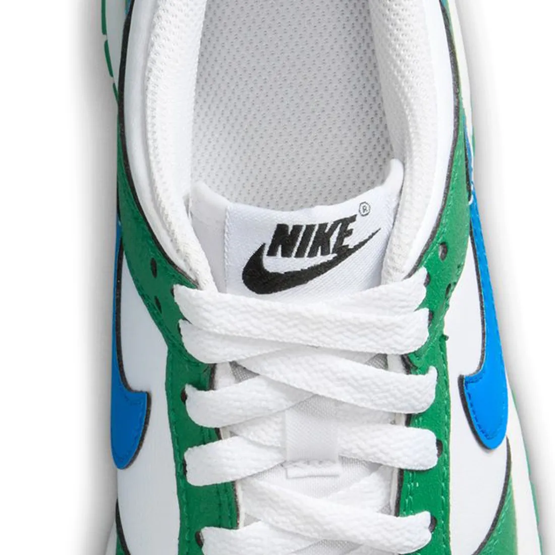 Nike Big Kids Dunk Low Gs (malachite / photo blue-black-white)