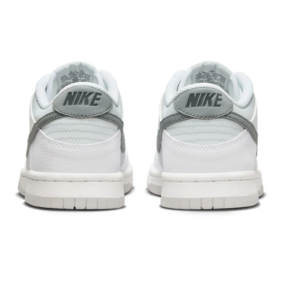 Nike Big Kids Dunk Low Gs (white / smoke grey-pure platinum)