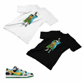 Nike Dunk Ben Jerry’s Matching Custom Designed T shirt ND 1-2-1