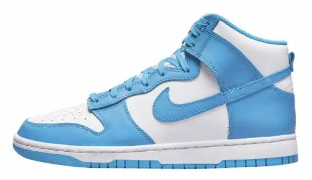 Nike dunk high white blue chill