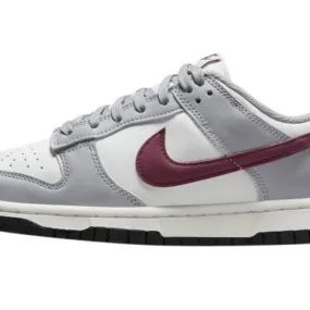 Nike dunk low grey team red