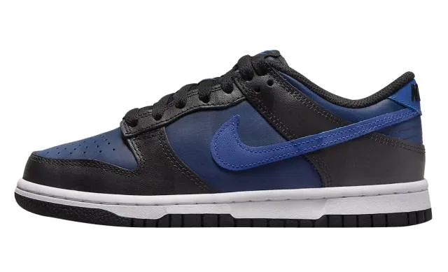 Nike dunk low gs black navy