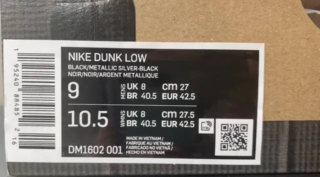 Nike dunk low off-white lot 50