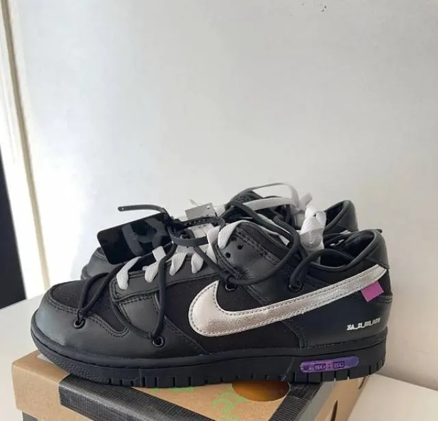 Nike dunk low off-white lot 50