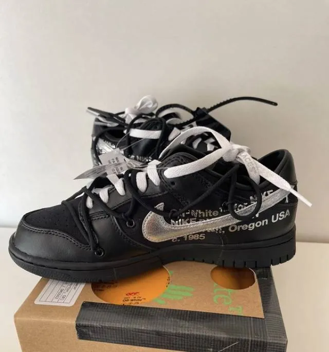 Nike dunk low off-white lot 50