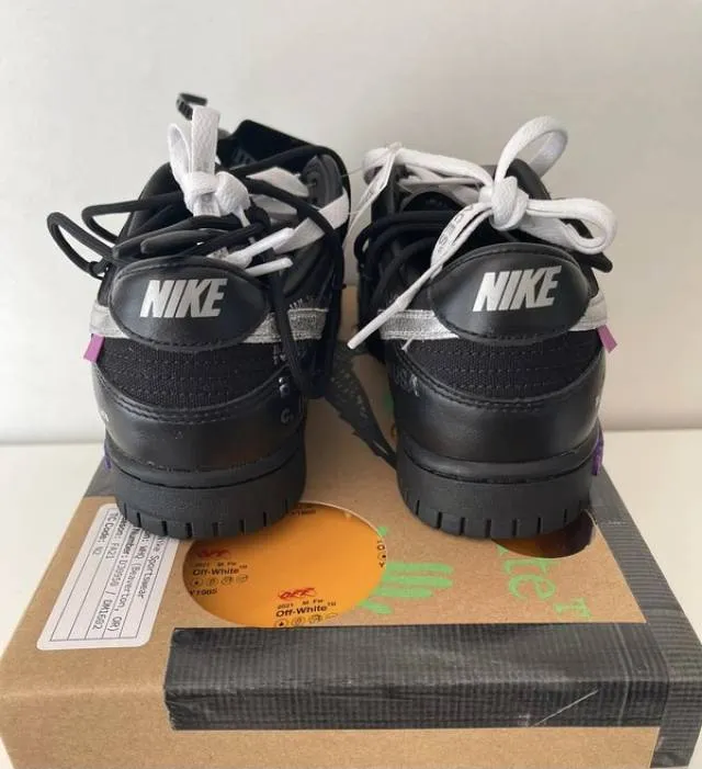 Nike dunk low off-white lot 50