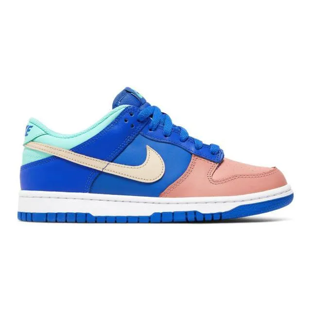 Nike Dunk Low SE GS (Salmon Toe/ Blue/ Game Royal/ Sail/...