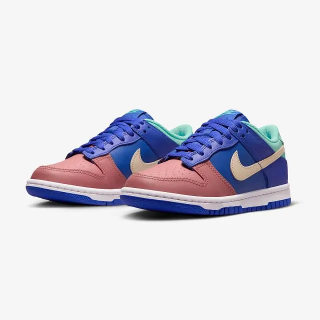 Nike Dunk Low SE GS (Salmon Toe/ Blue/ Game Royal/ Sail/...