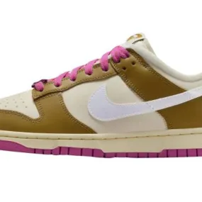 Nike Dunk Low WMNS Just Do It Bronzine Playful Pink