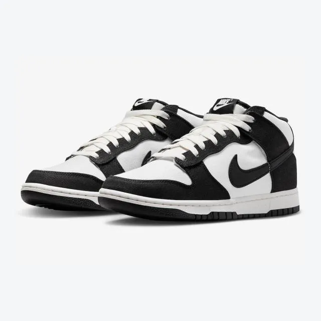 Nike dunk mid (panda/ white/ black/ sail/ sail/ black/ black