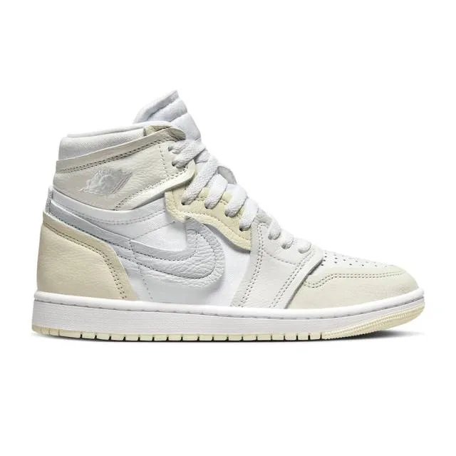 Nike women's air jordan 1 high mm (coconut milk/ cream/ white/ pure platinum/ sail/ coconut milk/ su