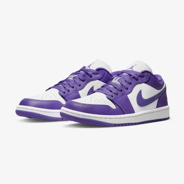 Nike women's air jordan 1 low (psychic purple/ purple/ atomic green/ white) sizes 6-10 dc0774-500