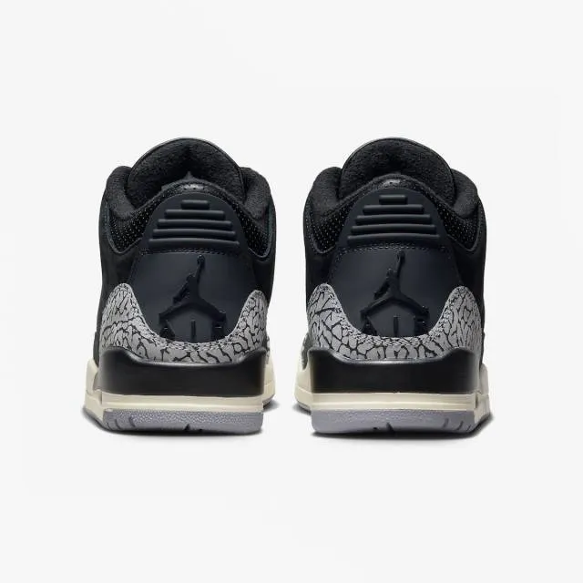 Nike women's air jordan 3 retro (off noir/ black/ coconut milk/ cement grey) sizes 5-12 ck9246-001