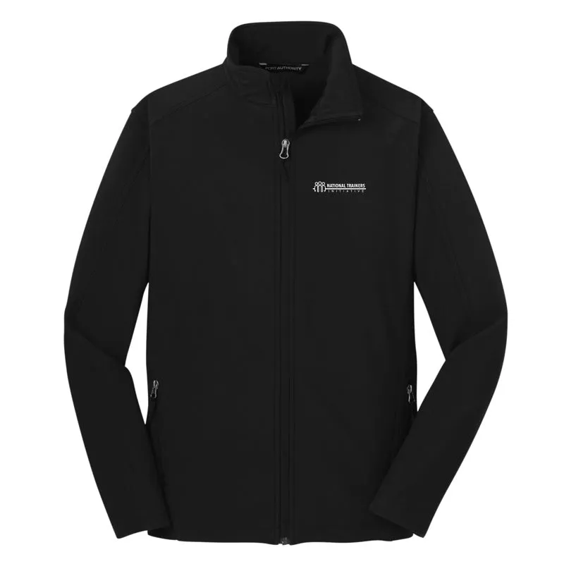 NTI Men's Softshell P.A. Black Jacket