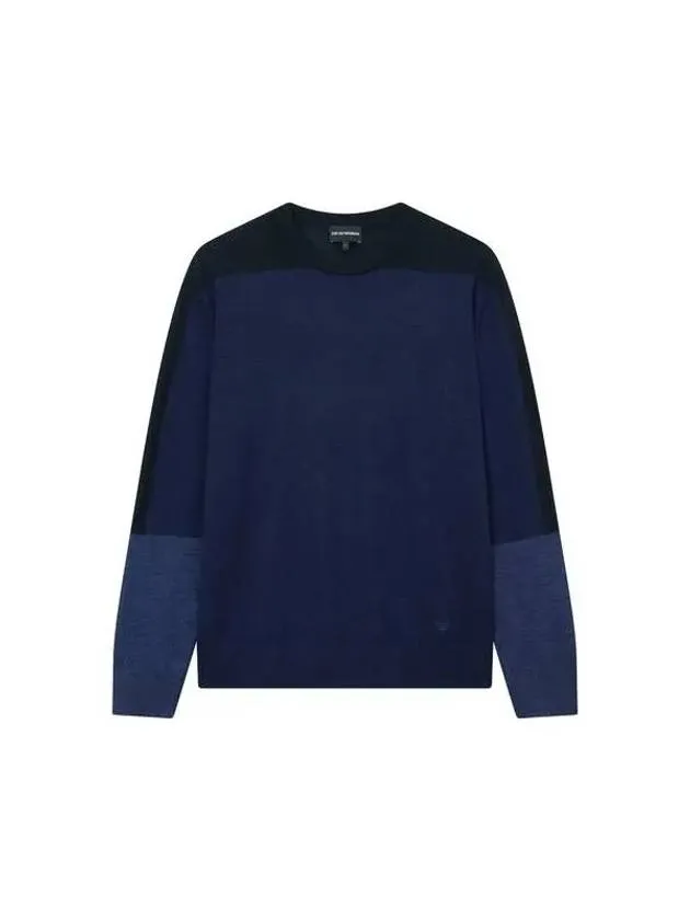 Overseas Station Season Big Chance 8 18 Men s Color Block Crew Neck Pullover Navy 270487