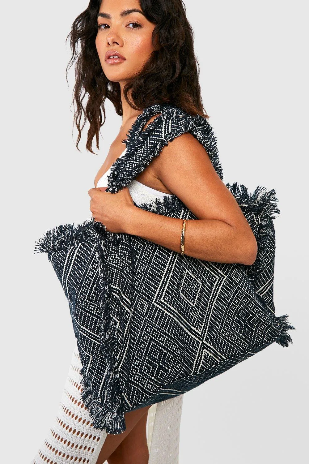 Oversized Woven Beach Tote