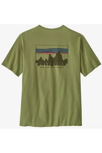 Patagonia '73 Skyline Organic T-Shirt Buckhorn Green