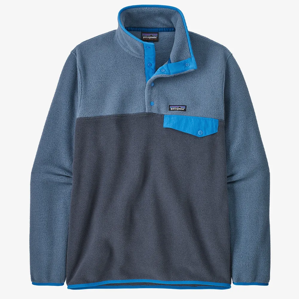 Patagonia Lightweight Synch Snap-T Fleece Smolder Blue