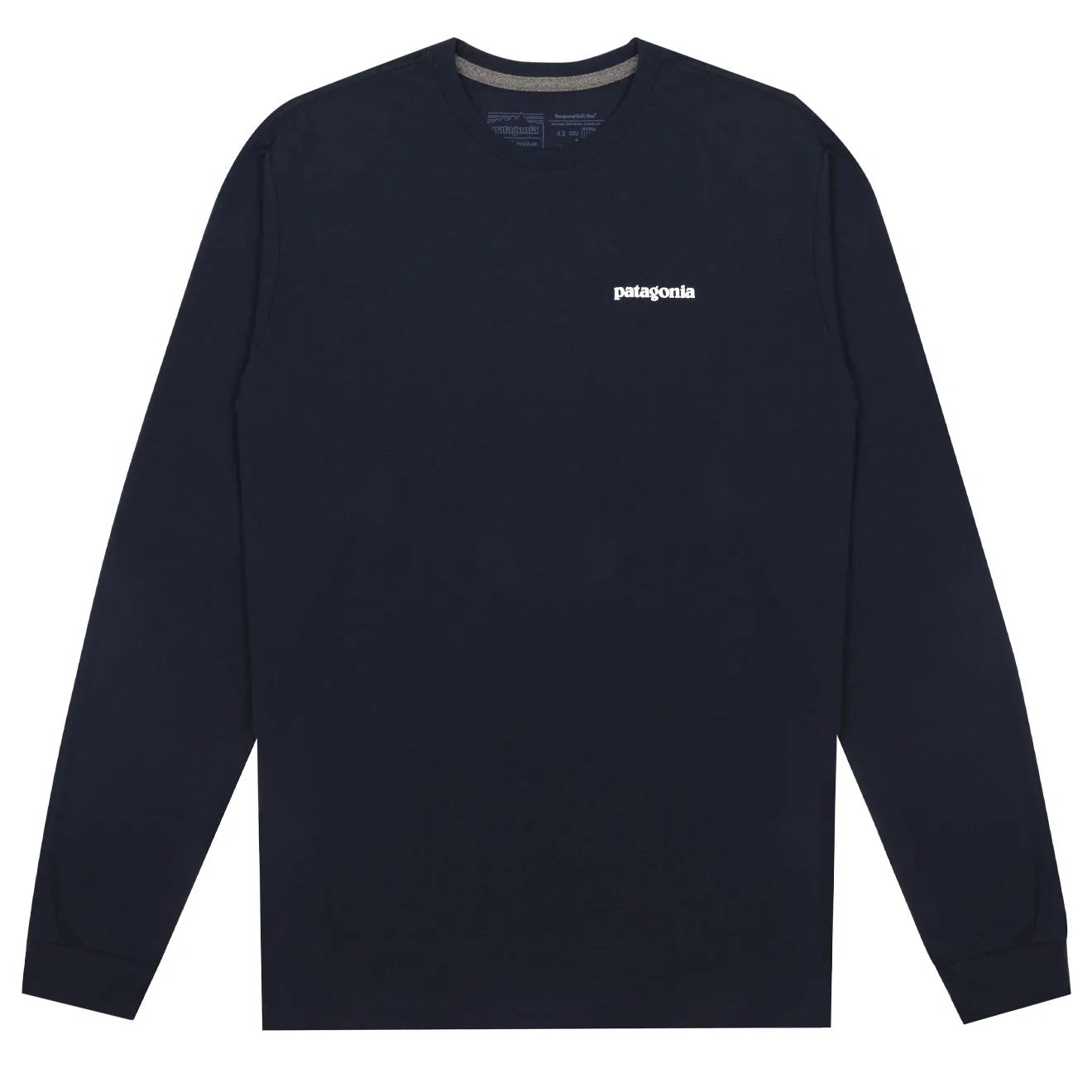 Patagonia L/S Fitz Roy Trout Responsibili-Tee New Navy