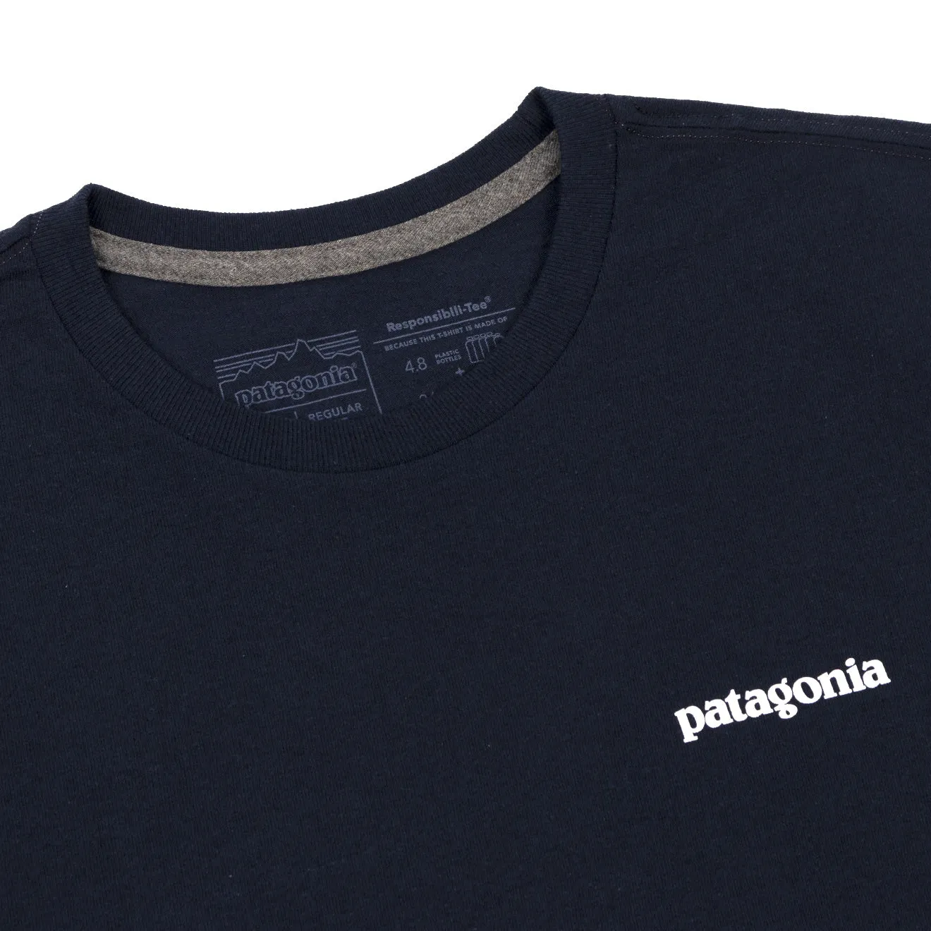 Patagonia L/S Fitz Roy Trout Responsibili-Tee New Navy