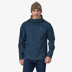 Patagonia Men&apos;s Jackson Glacier Waterproof Rain Jacket in Tidepool Blue