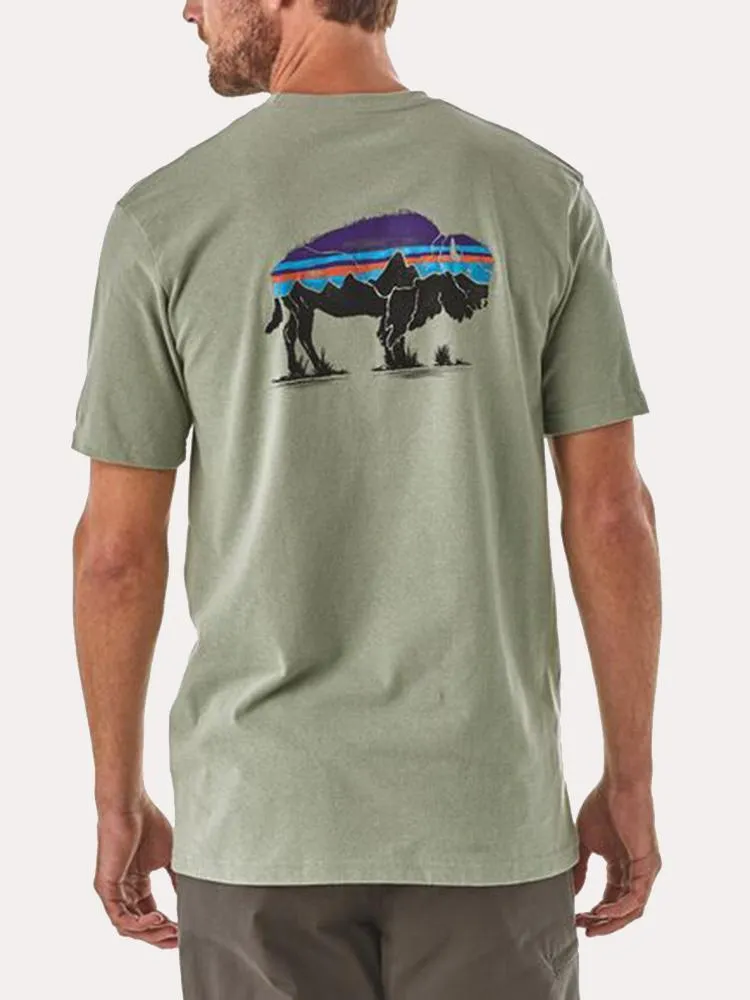     PATAGONIA  Men's Fitz Roy Bison Responsibili-Tee    