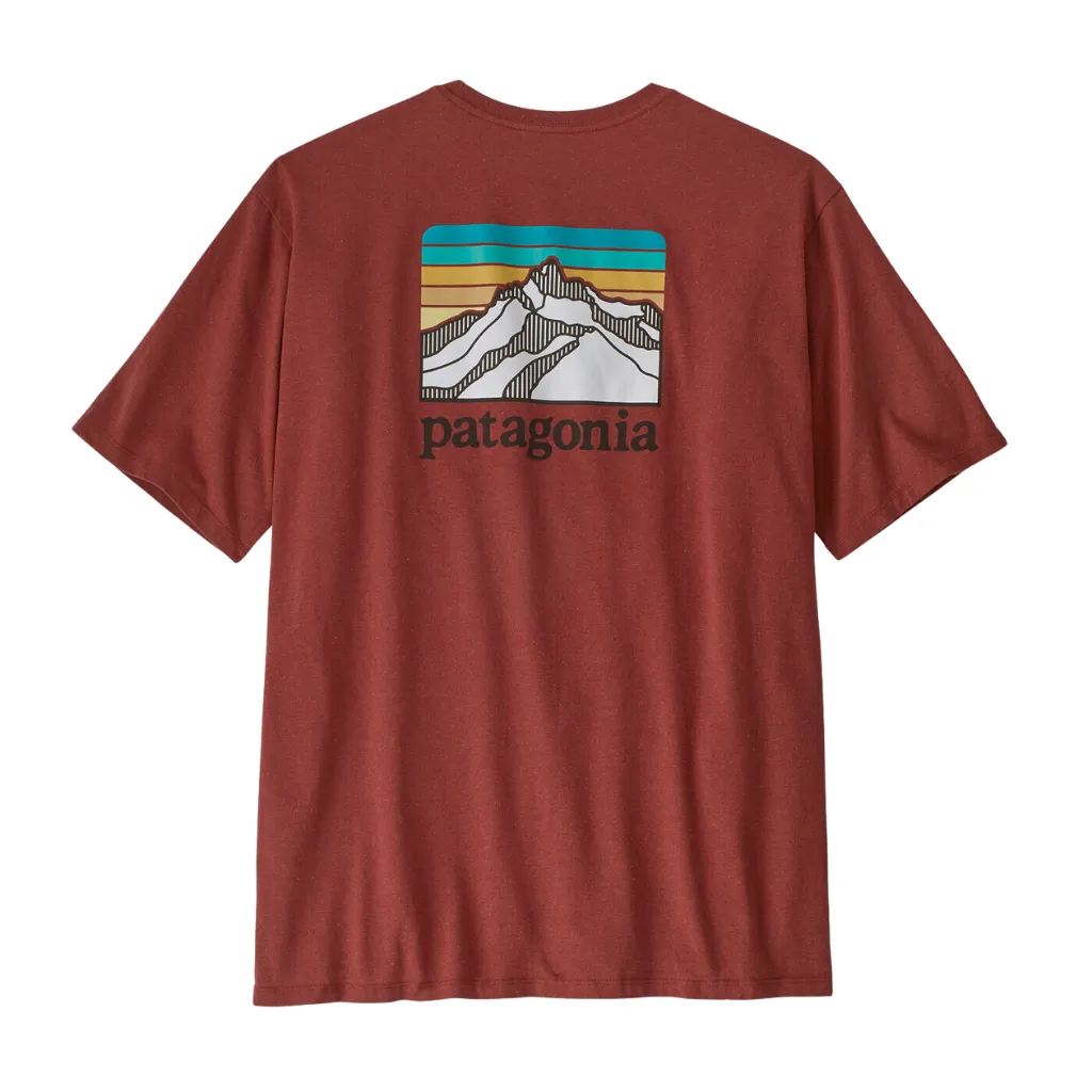 Patagonia Men's Line Logo Ridge Pocket Responsibili-Tee