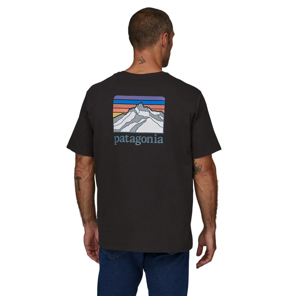 Patagonia Men's Line Logo Ridge Pocket Responsibili-Tee