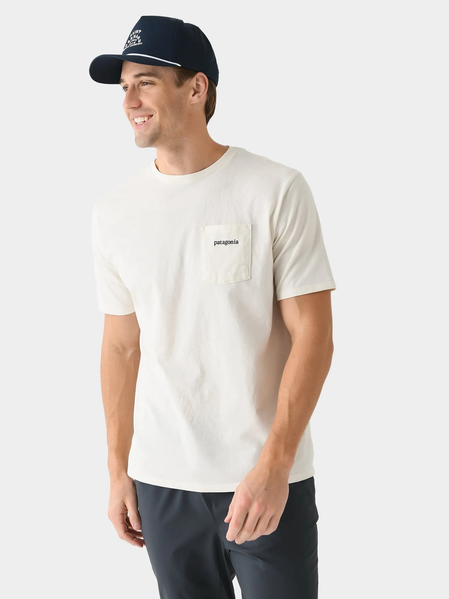     PATAGONIA  Men's Line Ridge Logo Pocket Responsibili-Tee    