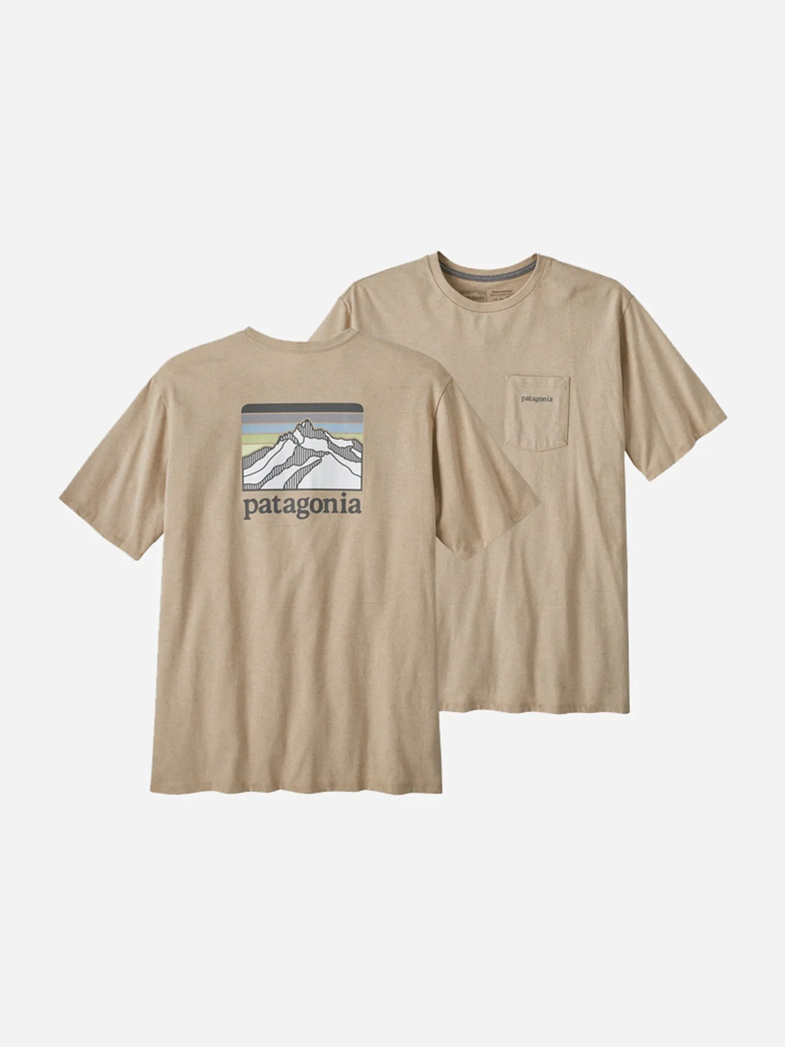     PATAGONIA  Men's Line Ridge Logo Pocket Responsibili-Tee    